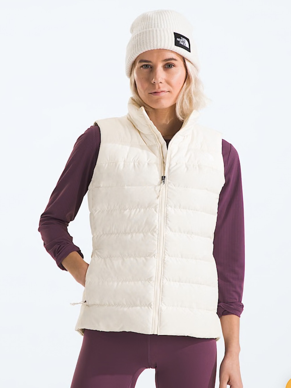 The North Face Vest women’s Aconcagua White New large